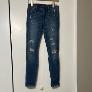 Abercrombie & Fitch Women's Harper Super Skinny Jeans - Blue